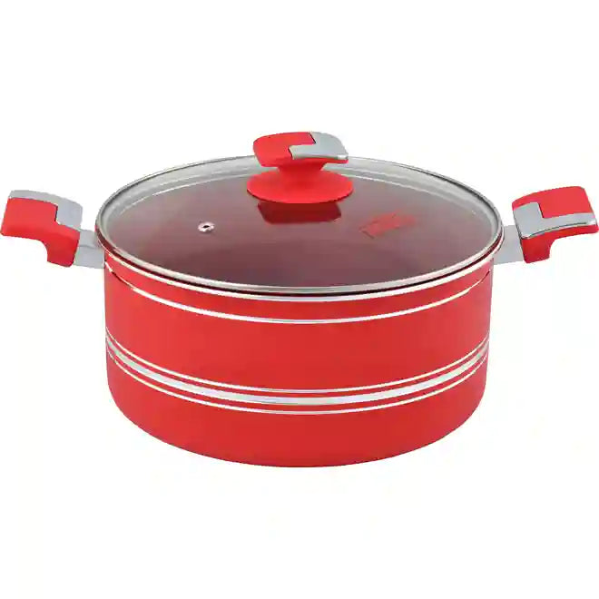 Domestic Nonstick Casserole with 4-Layer Marble Coated