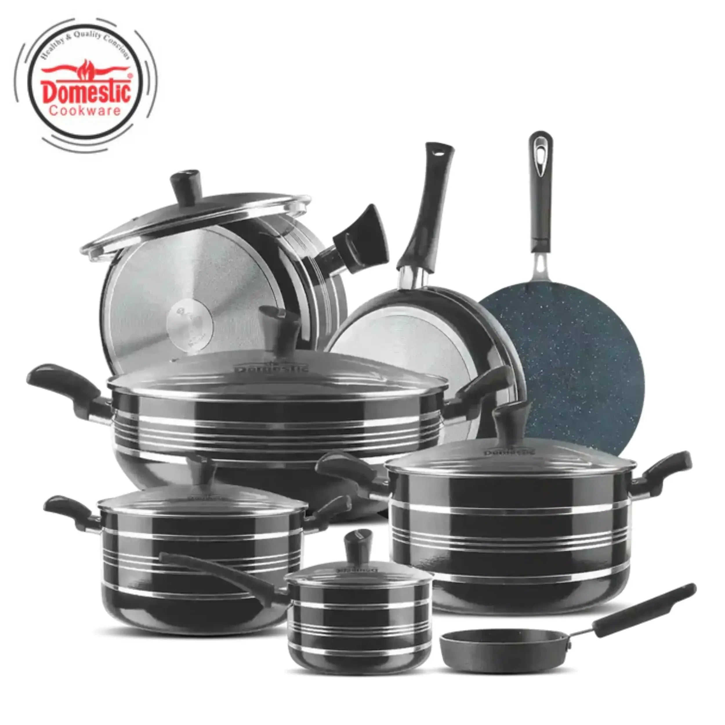 Stylish 21-Pc Gift Set with Marble Coating