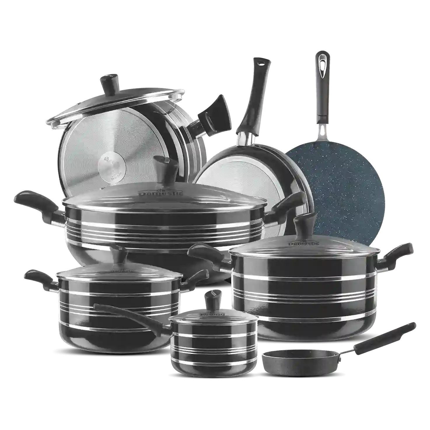 Stylish 21-Pc Gift Set with Marble Coating