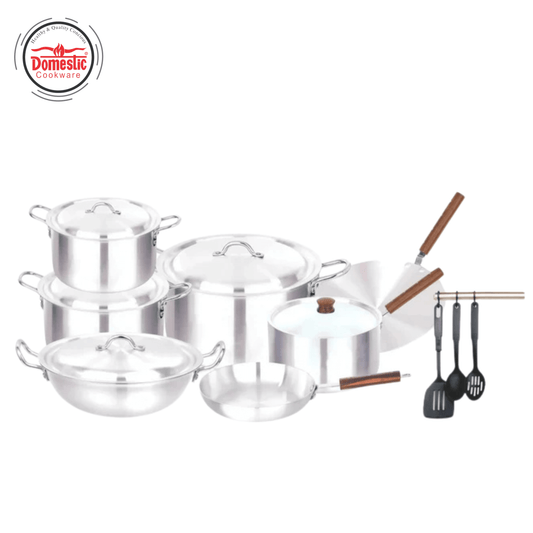 AL Super Gift Set - Stylish Metal Finish Cookware