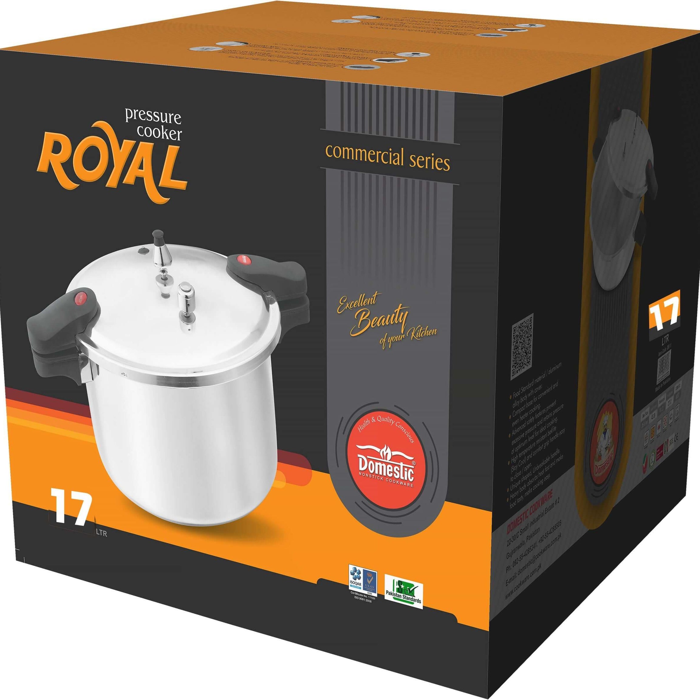 Domestic Pressure Cooker 17 Liter