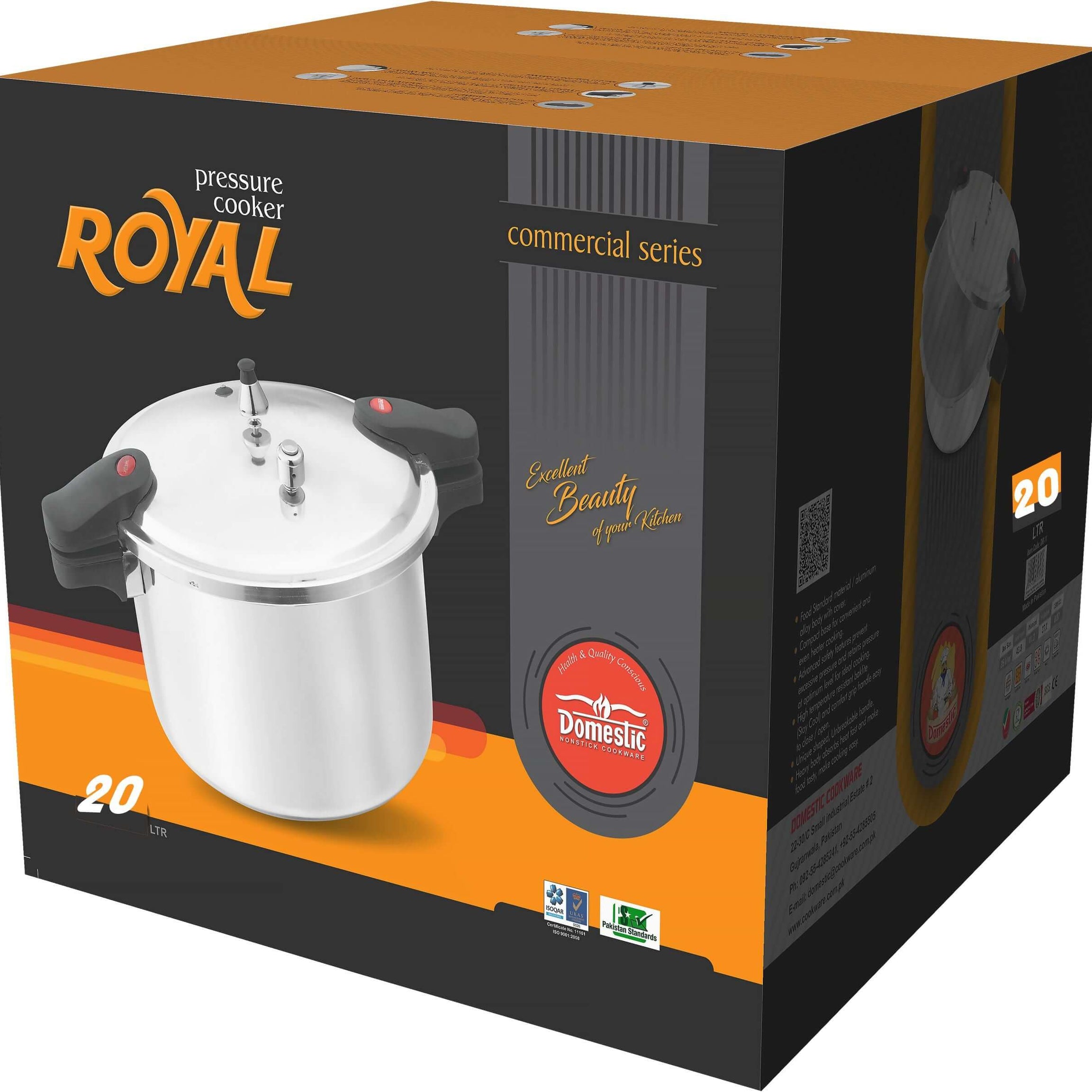 Domestic Pressure Cooker 20 Liter